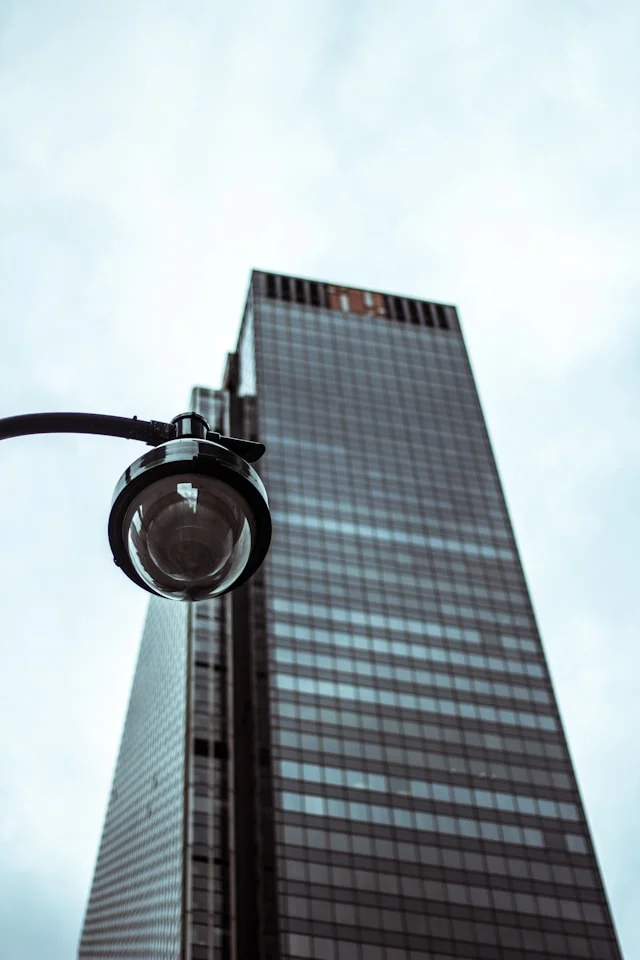 building with camera